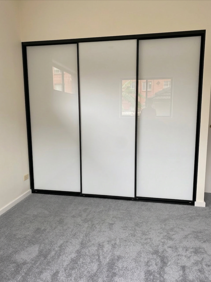 Super White Infills with Black Frames and Tracks